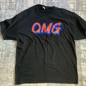 Black OMG Mets Graphic Tee